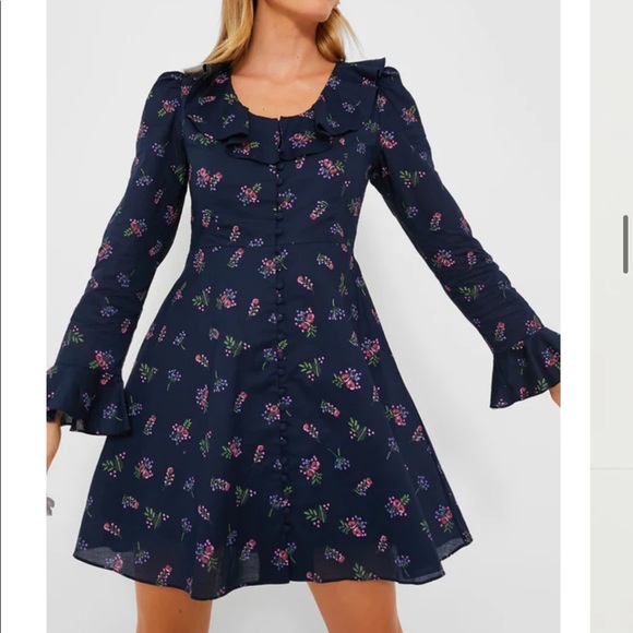 Tuckernuck Dresses & Skirts - Tuckernuck Hyacinth House navy floral mini dress, NWOT, never worn, XS